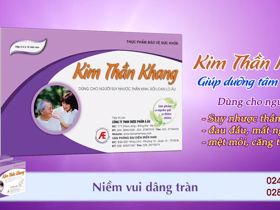 TPBVSK Kim Thần Khang - Giúp dưỡng tâm, an thần, tăng cường lưu thông máu